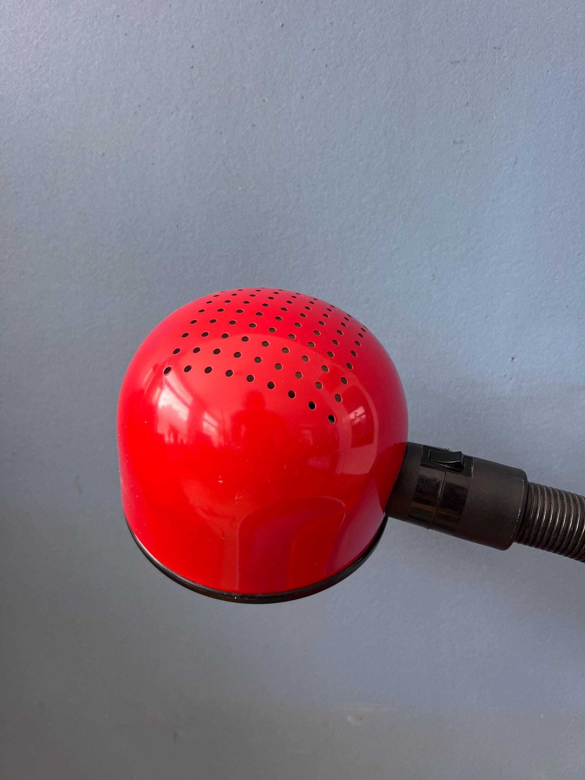Lighting Mid Century Flexible Red Space Age Table Lamp photo
