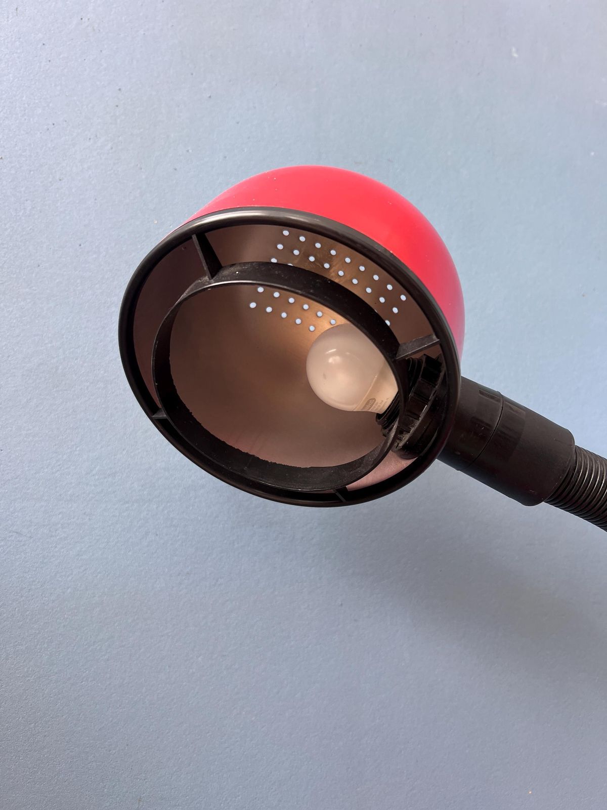 photo buy Mid Century Flexible Red Space Age Table Lamp