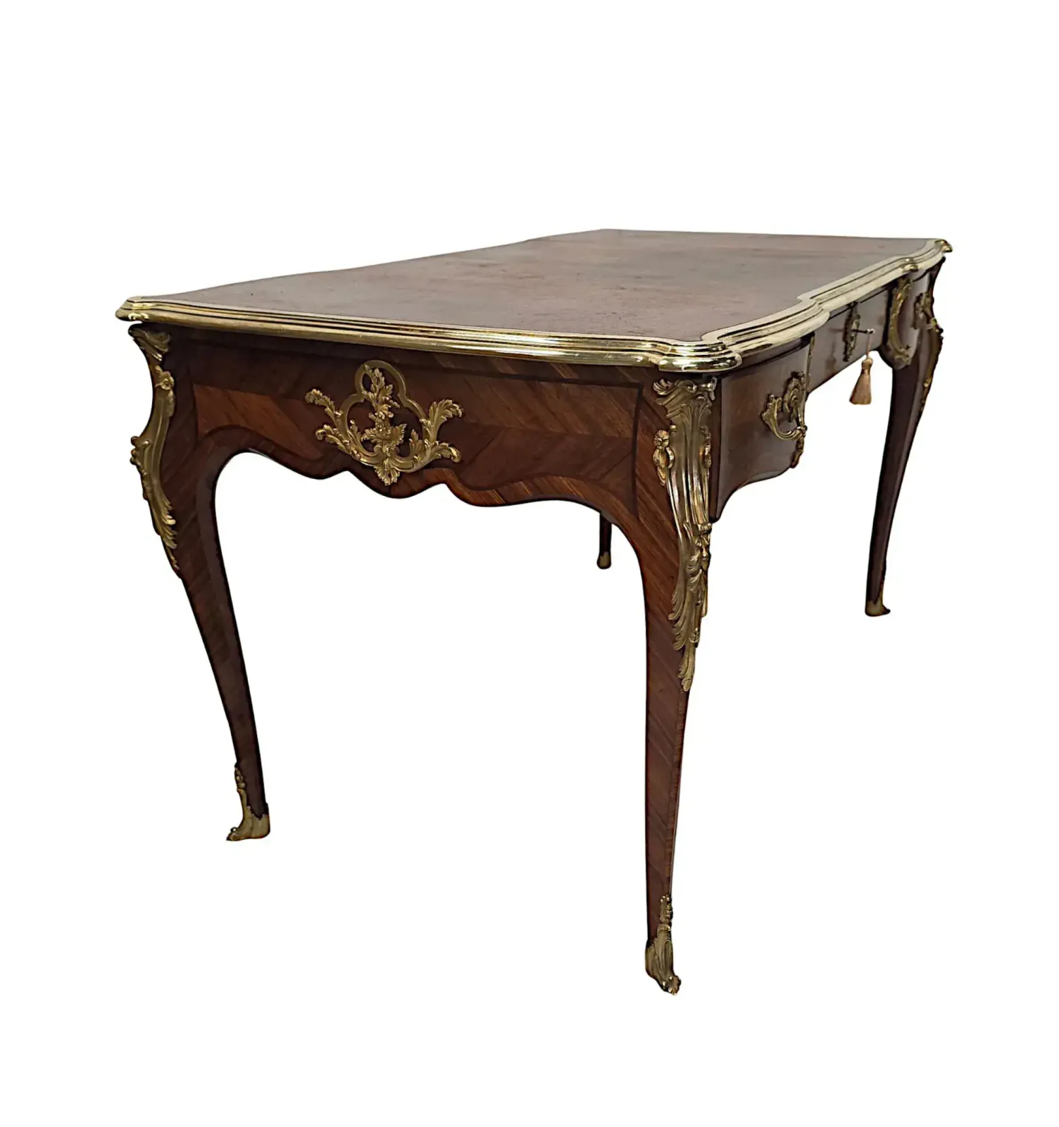An Exceptionally Rare 19th Century French Bureau Plat photo vintage