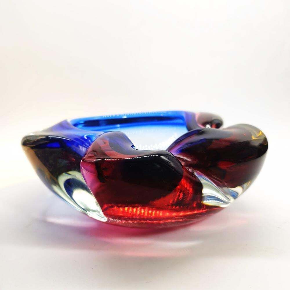 1960s Ashtray Or Catch All In Murano Glass By Flavio Poli For Seguso. 15.5cm. Made In Italy. photo Home Decor