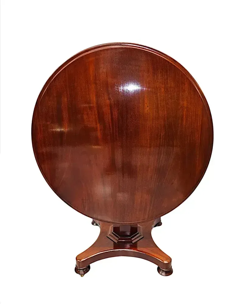 Volledig gerestaureerde 19e-eeuwse eettafel met klapblad photo furniture