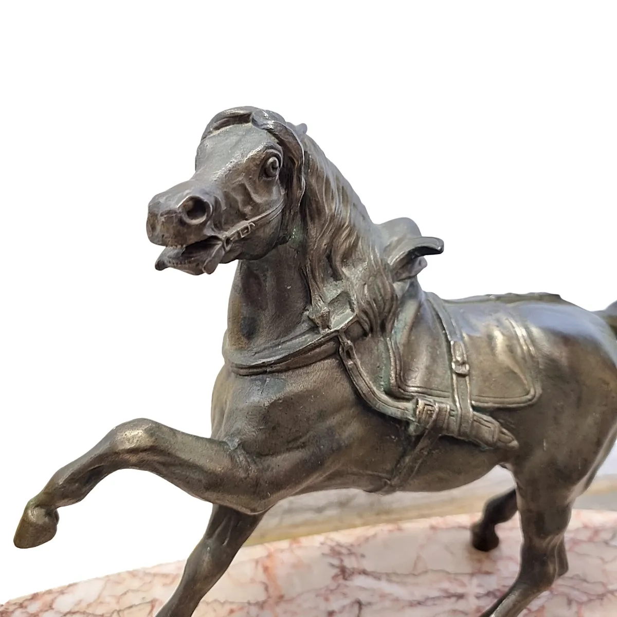 Franse art deco paardenlamp ca. jaren 1930 photo furniture