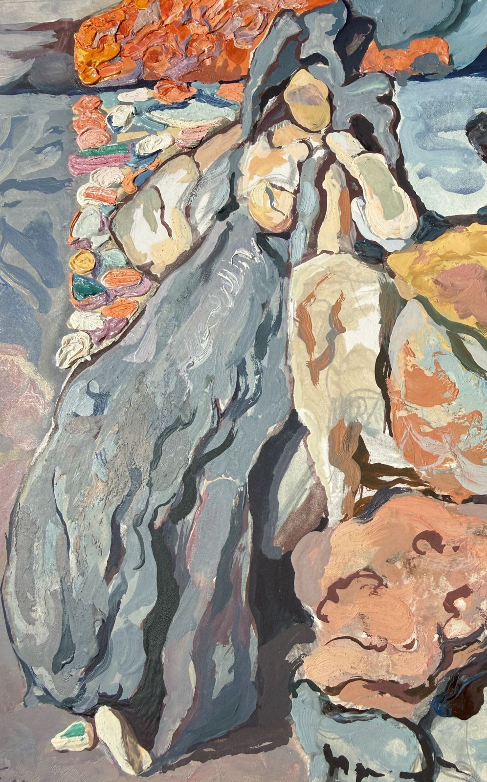 Antoni Pitxot Spaans surrealistische metamorfe figuren, Cadaqués Costa Brava olieverfchilderij 2006 photo 1800.0