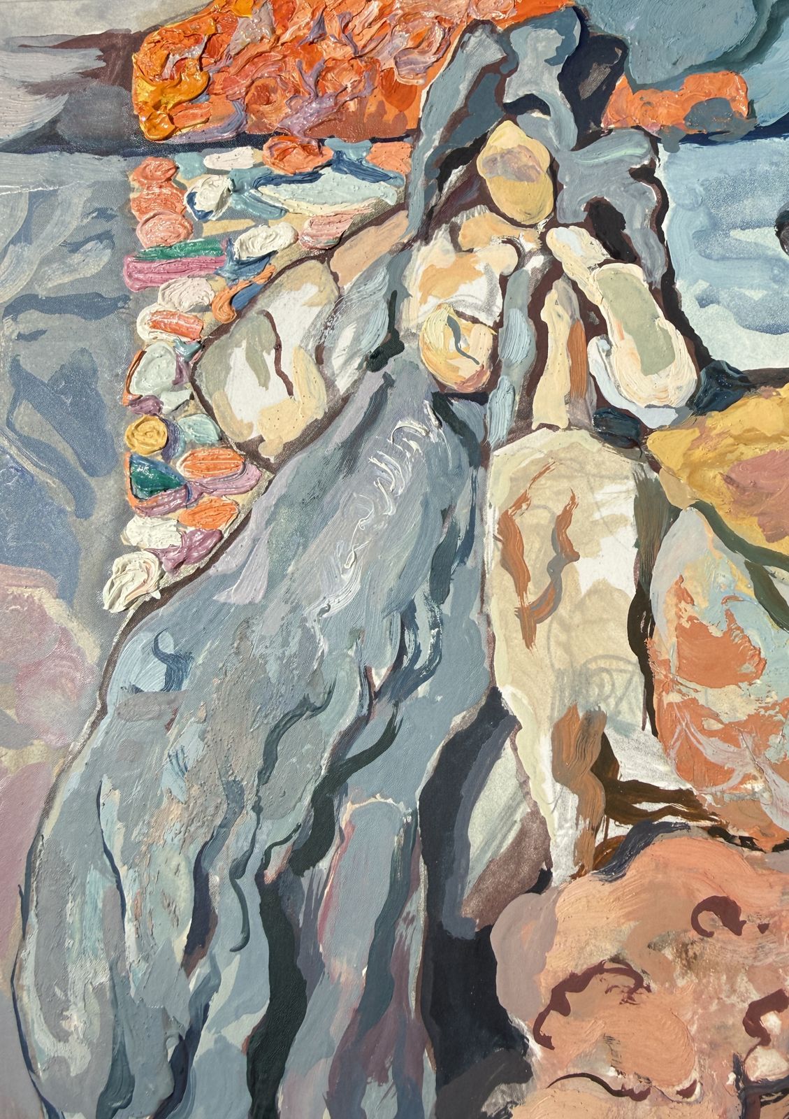 Antoni Pitxot Spaans surrealistische metamorfe figuren, Cadaqués Costa Brava olieverfchilderij 2006 photo vinterior