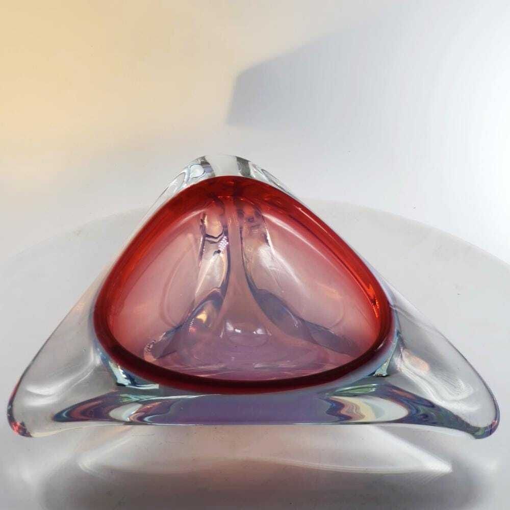 photo furniture Grand cendrier Murano années 1960, par Flavio Poli pour Seguso, Italie, 26 cm