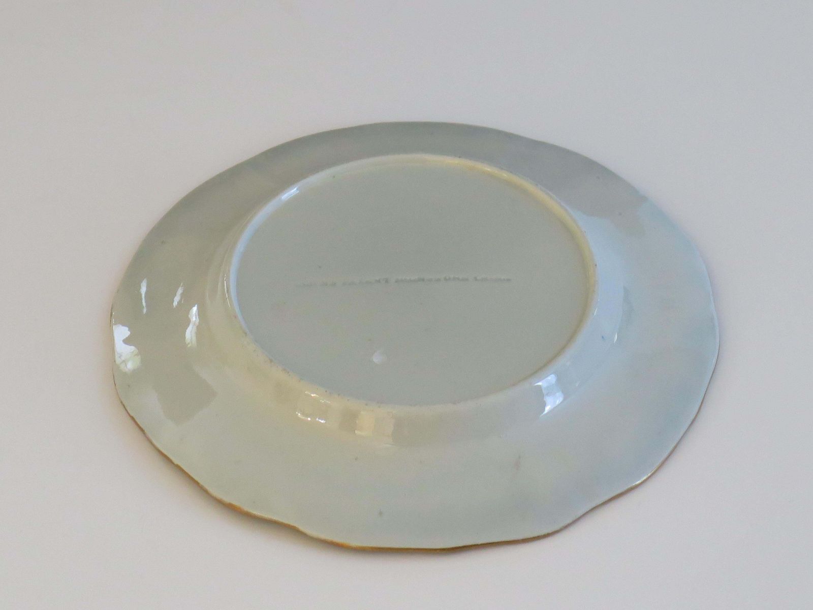 210.0 Mason's Ironstone Desert Plate, handgeschilderd, ca. 1818 photo