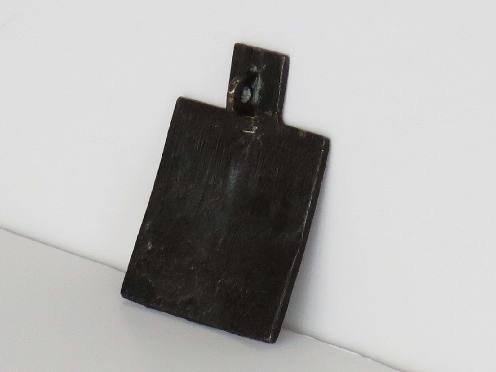 photo vinterior Antiek Russisch bronzen reisicoon, Sint-Nicolaas, 18e eeuw
