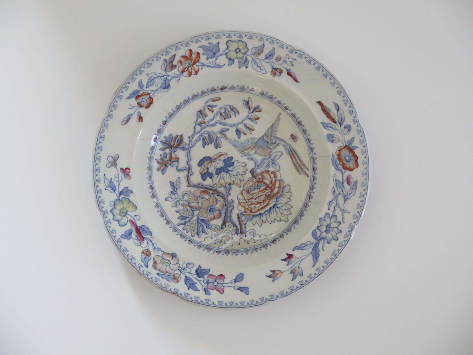 Mason's Ironstone soepkommen, set van vier, Flying Bird-patroon, ca. 1870 photo 320.0