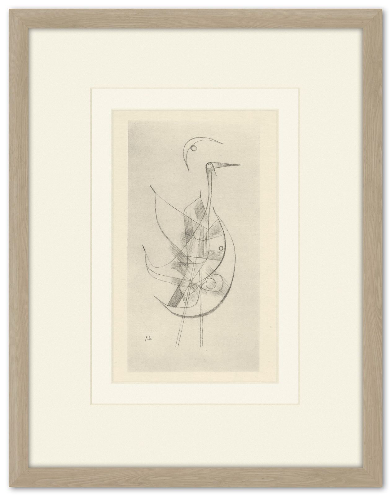 Fine Quality Limited Edition Gelatin Collotype Gravure Print 1944 After Paul Klee