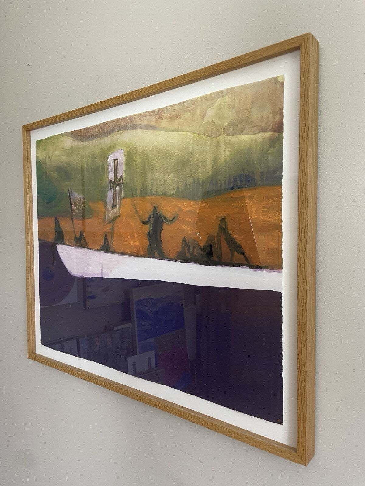 Peter Doig Untitled (Canoe)   Kleurenaquatint, gesigneerd, ingelijst, oplage van 500, 2008 2008 photo for sale