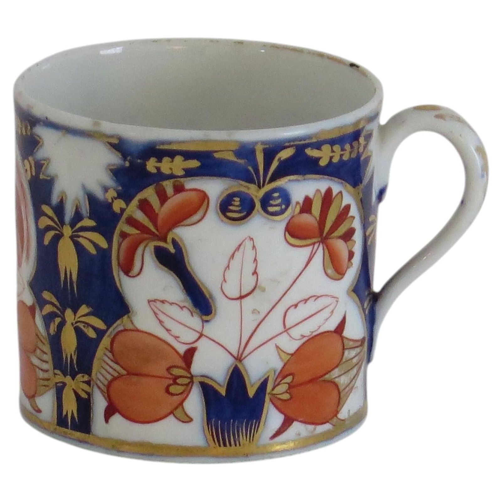 Georgisch Coalport Porselein Koffiekopje, Handgeschilderd, ca. 1810 photo furniture