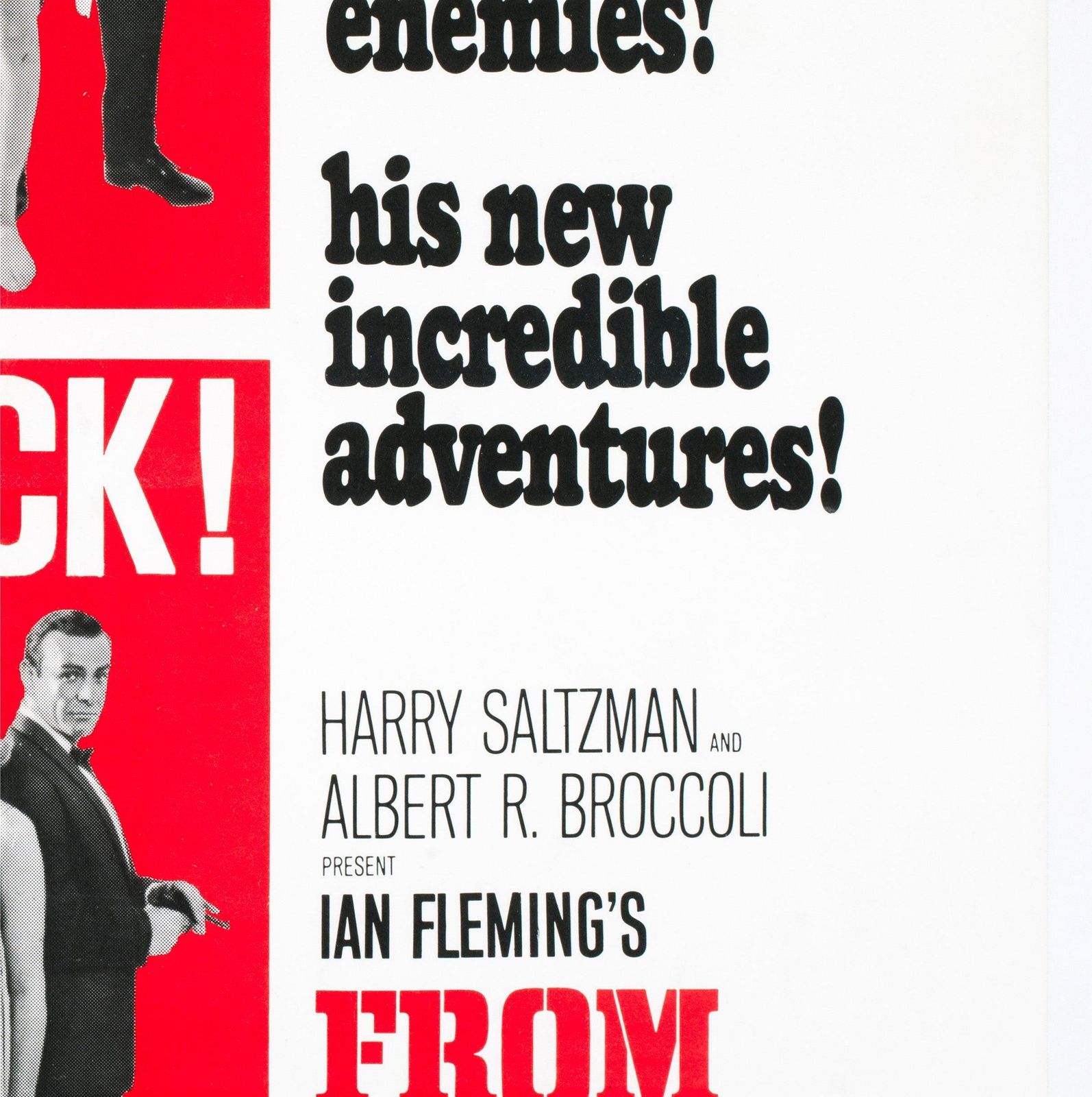 From Russia With Love 1964 Us 1 Sheet Style B Film Poster. photo vinterior