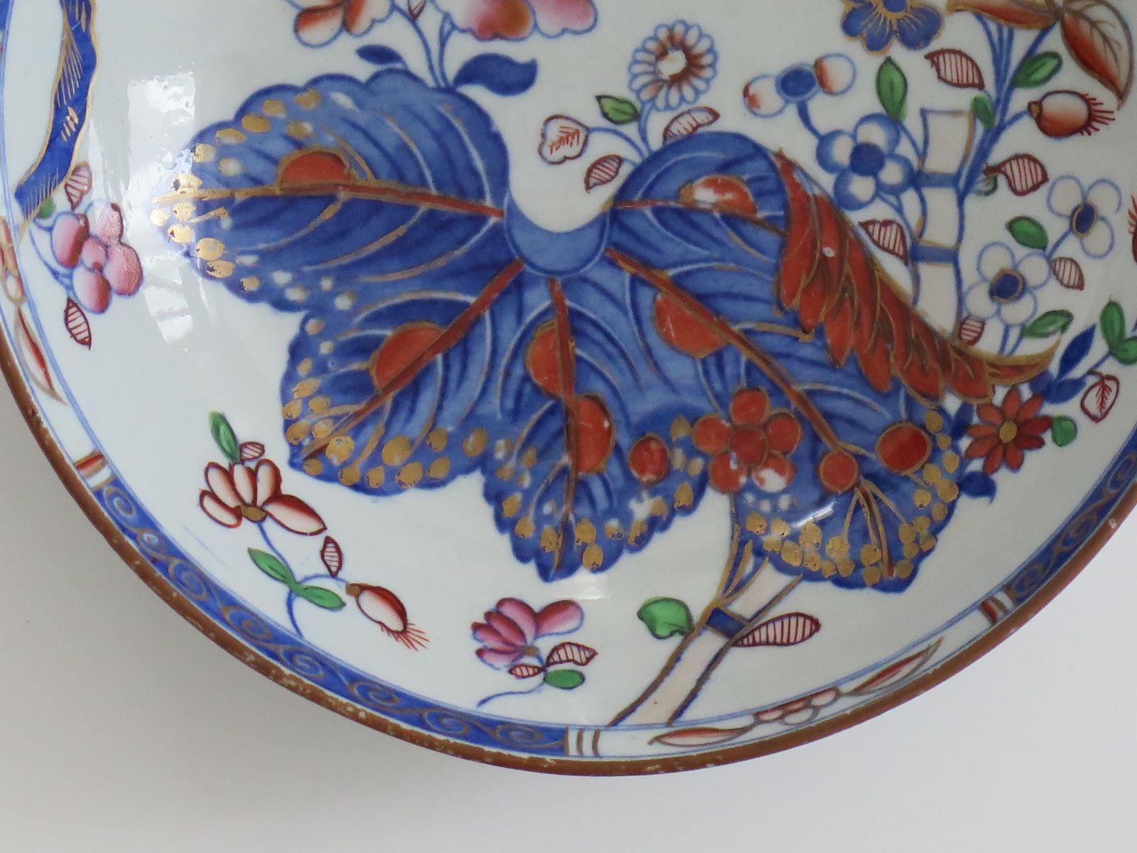 Spode Ironstone China Dish, Tobacco Leaf Pattern No. 2061, ca. 1820 photo buy