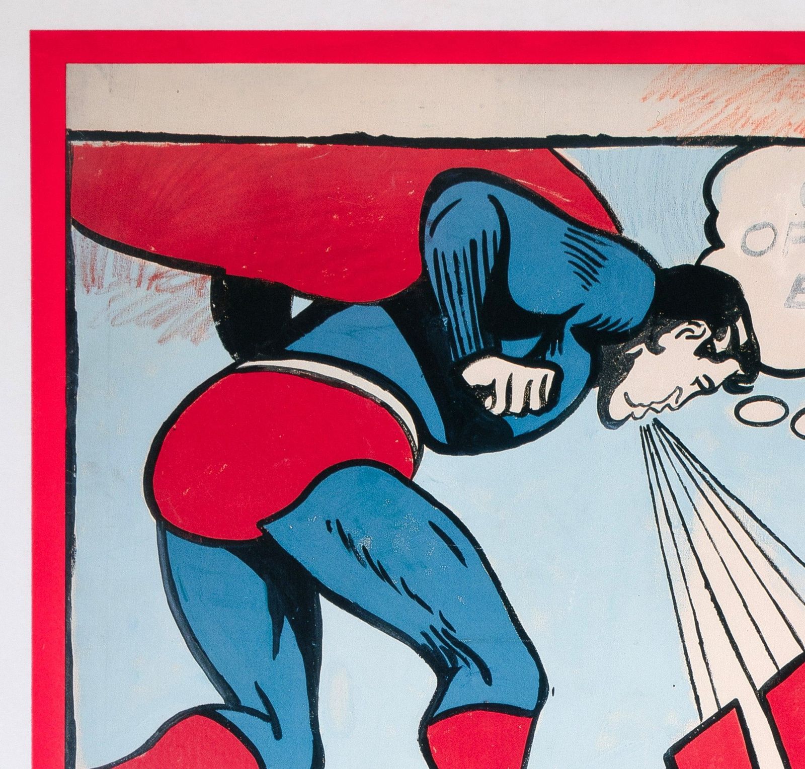 Superman 1989 Moma Exhibition Poster, Andy Warhol. photo for sale