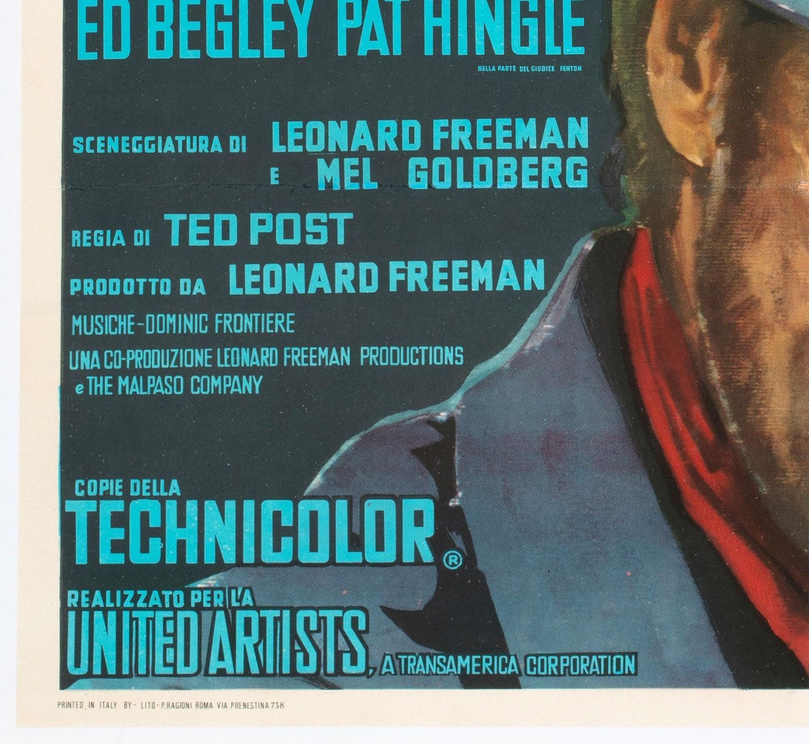 Hang Em High 1968 Italiaanse 2 Foglio Filmposter. photo buy