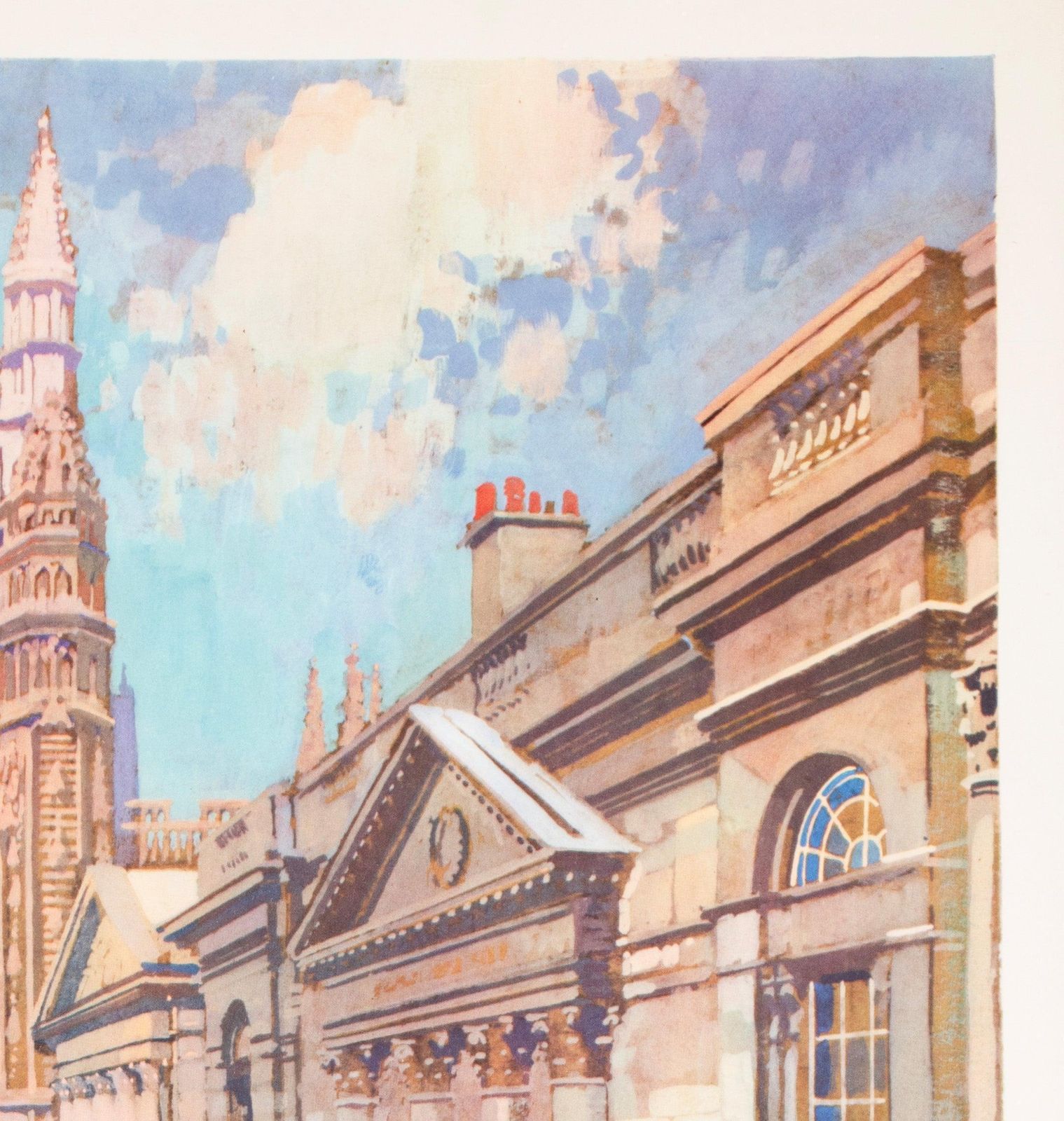 Bath The Georgian City 1955 British Railways Travel Poster, Gordon Nicoll. photo Kunst