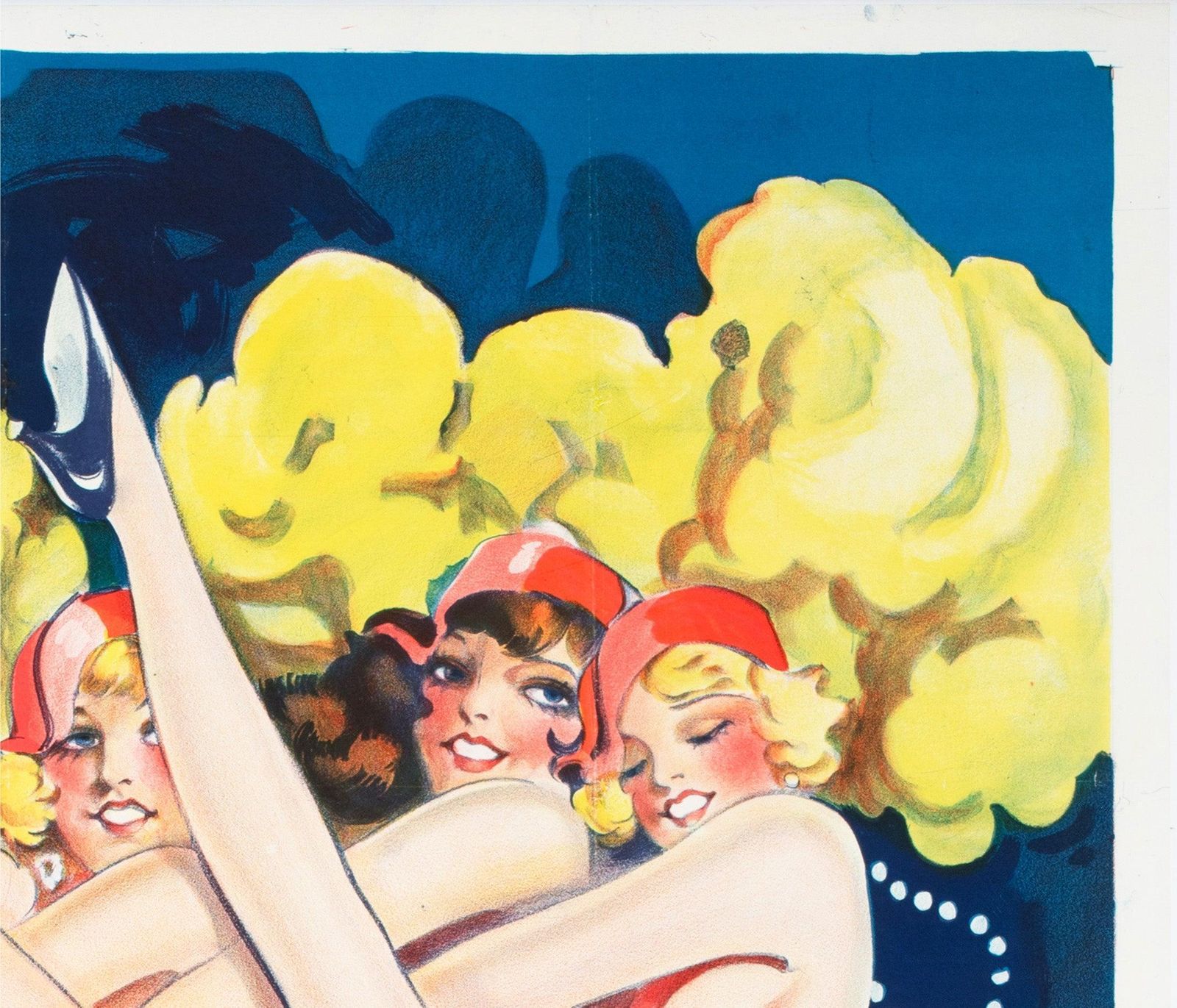 Burlesque Showgirls C1930 American Theatre Advertising Poster. photo Art