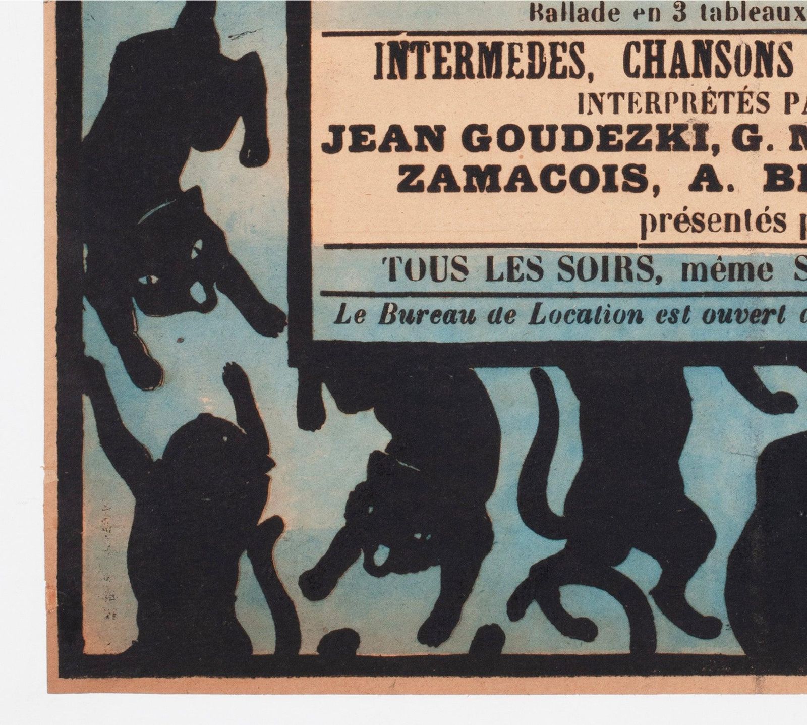 Chat Noir 1894 Franse Theateradvertentieposter, Henri Riviere. photo buy