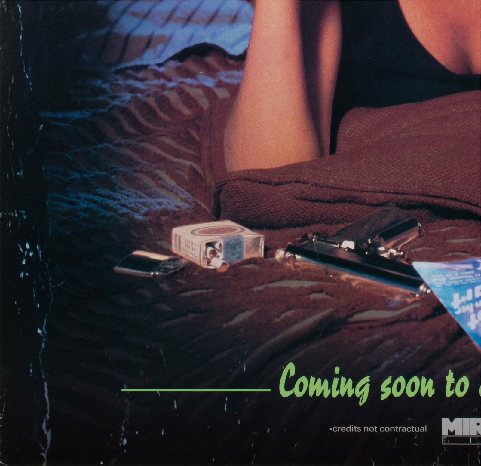 Pulp Fiction 1994 Us 1 Sheet Advance Lucky Strike filmposter. photo buy