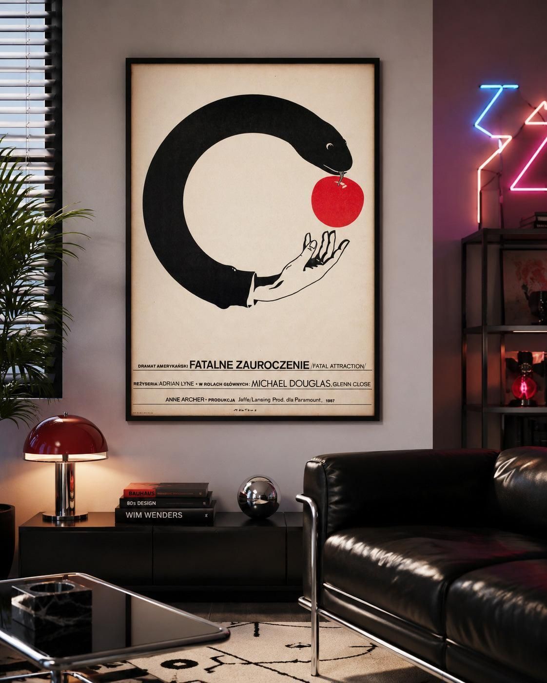 Fatal Attraction 1988 Pools B1 filmaffiche, Maciej Kalkus. photo furniture