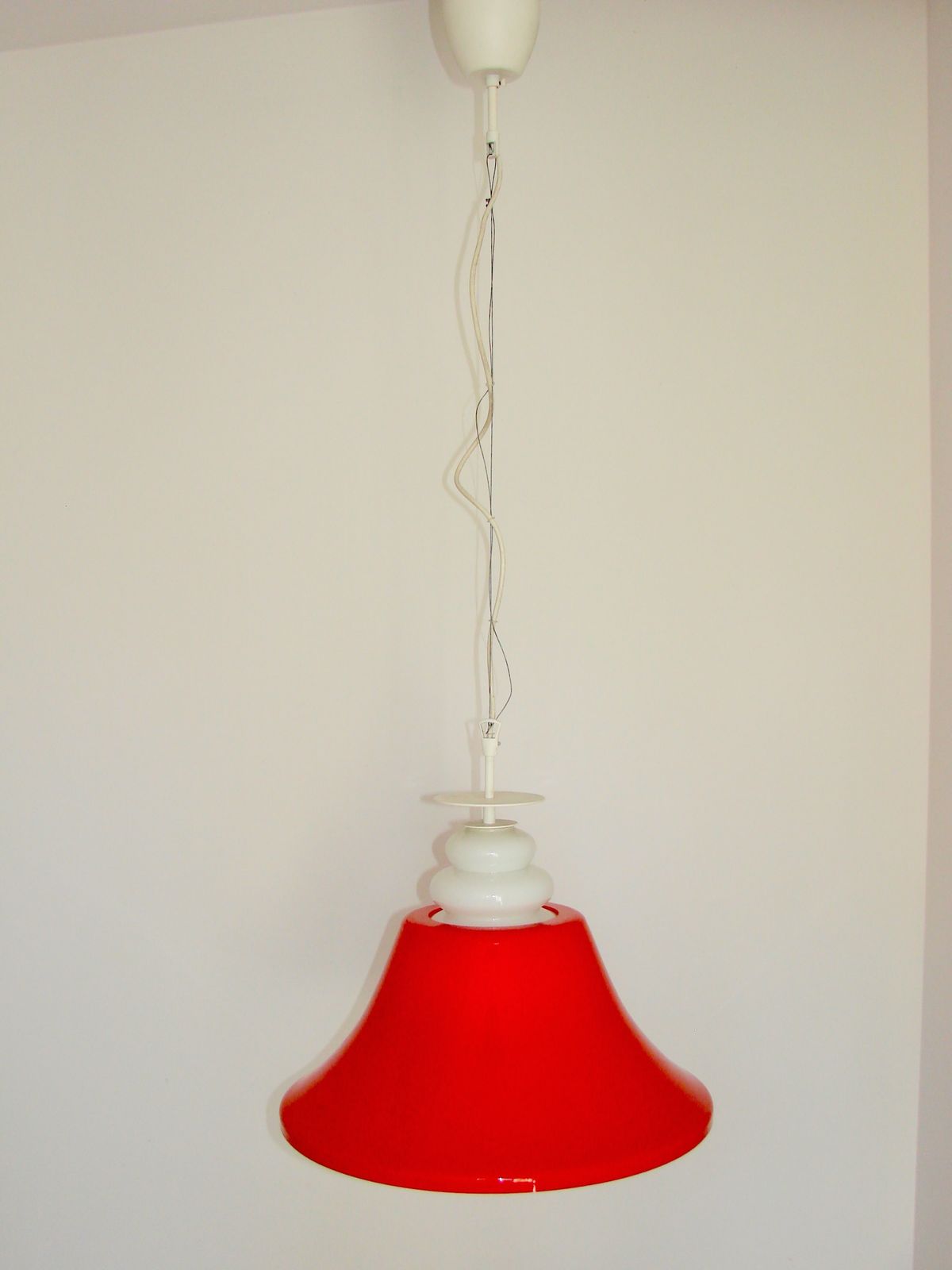 Space Age Pendant Light, jaren 1970 photo for sale