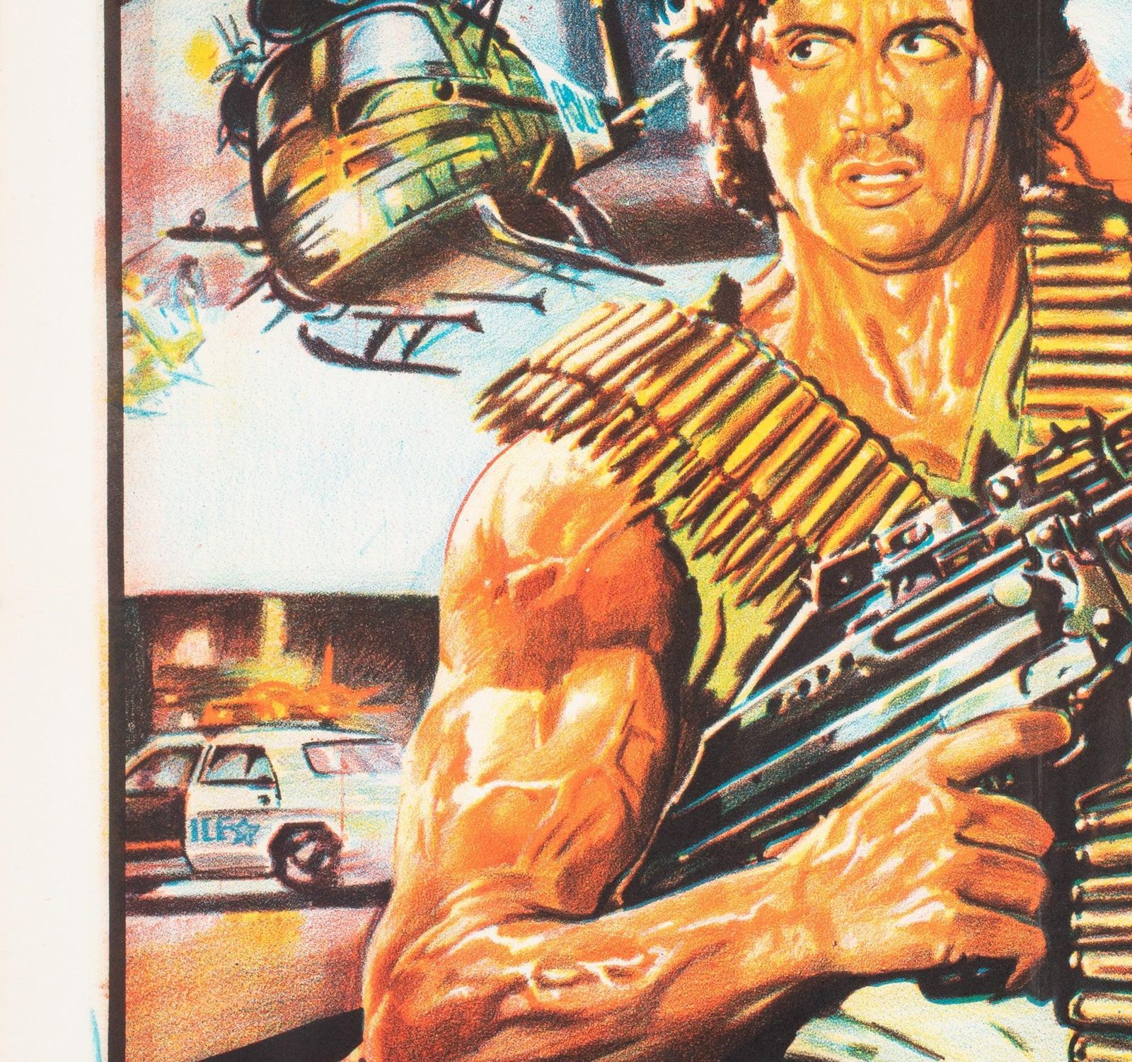 Rambo First Blood 1982, Egyptische filmposter. photo 265.0