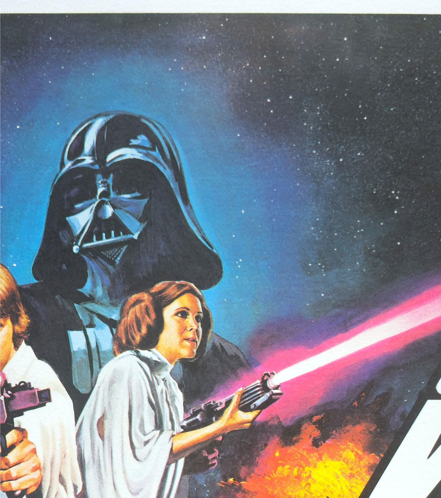 Star Wars 1977 Uk Quad Style C Oscars Film Poster, Tom Chantrell. photo Kunst