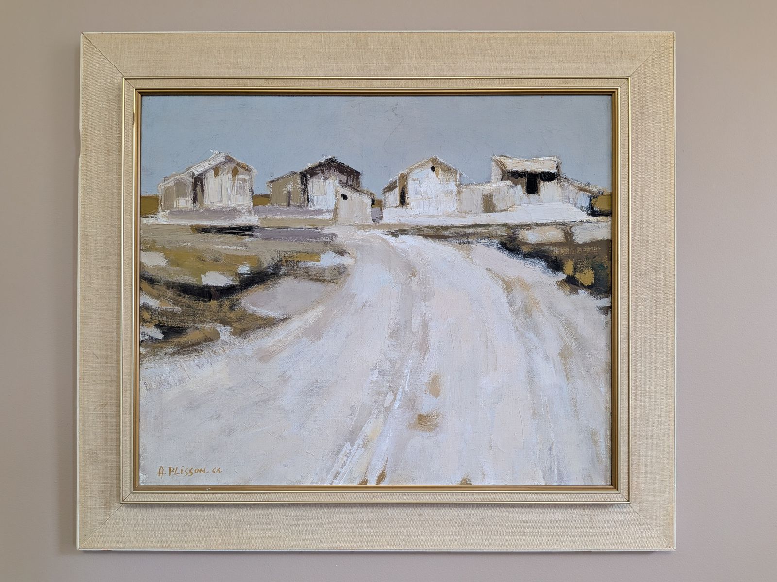 Beyond The White Road, olieverfschilderij