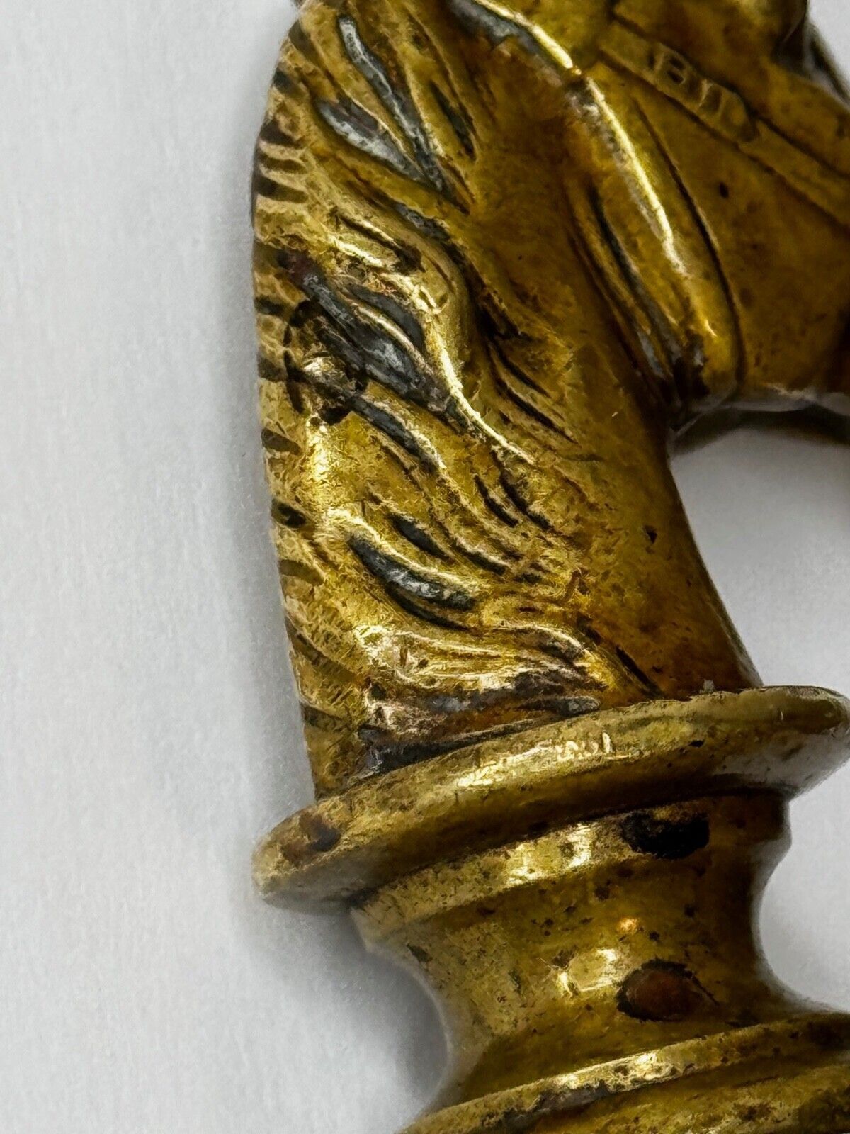 photo vintage Georgian Horse Head Armorial Desk Seal C.1770–1800 Scottish Interest