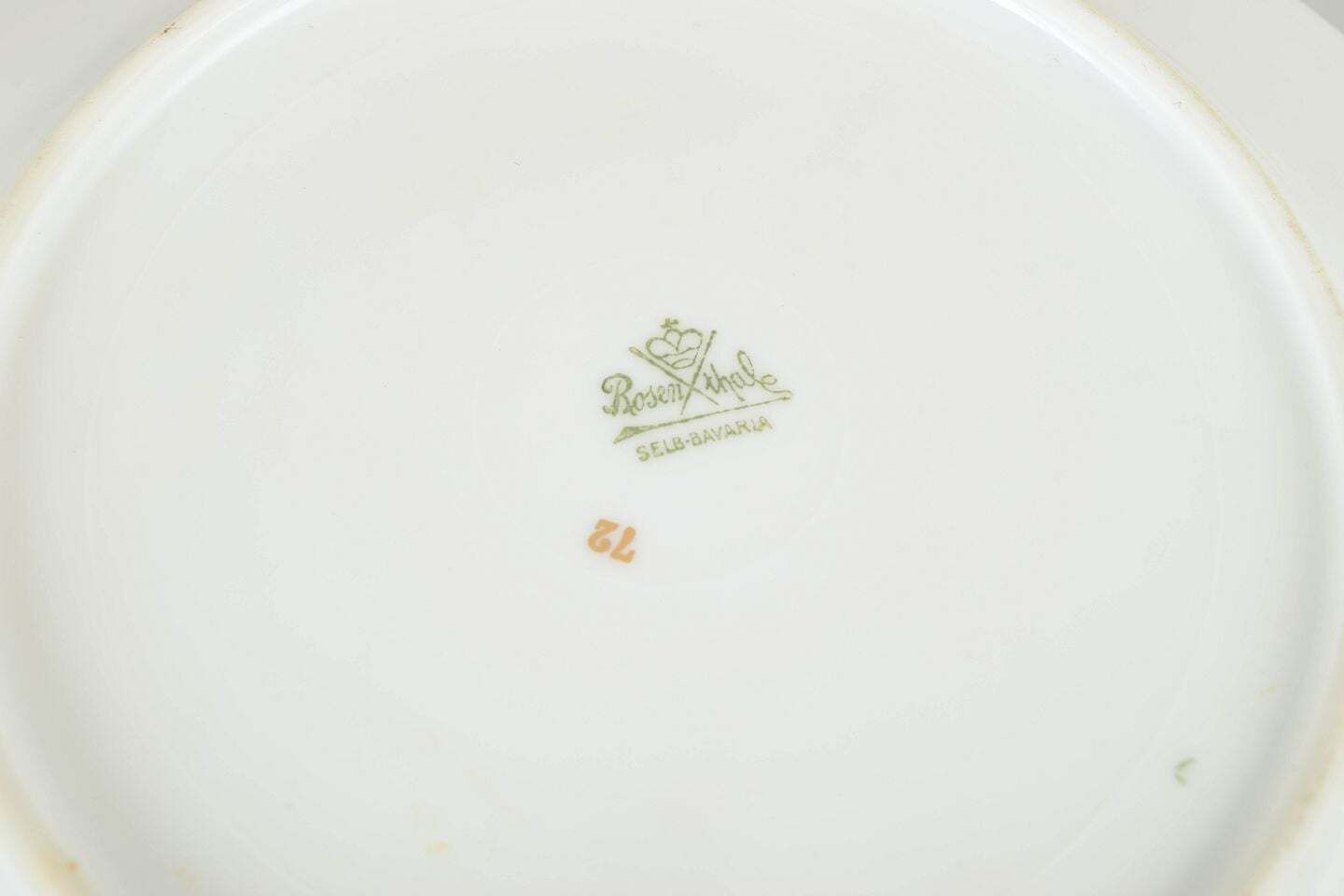 Rosenthal, Duitsland. Set van zes porseleinen borden met fruitmotieven, jaren 1930 photo 332.0