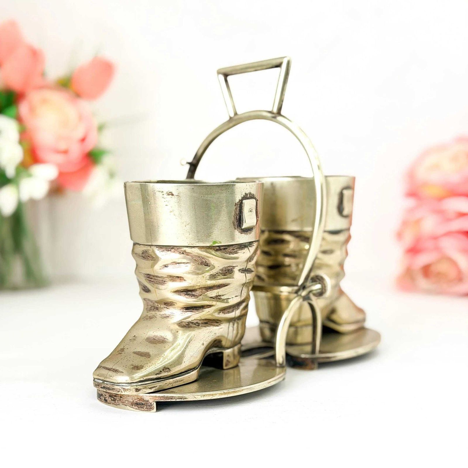 Victorian H&T Silver Plated Boot Match Holder Novelty 1865 photo Home Decor