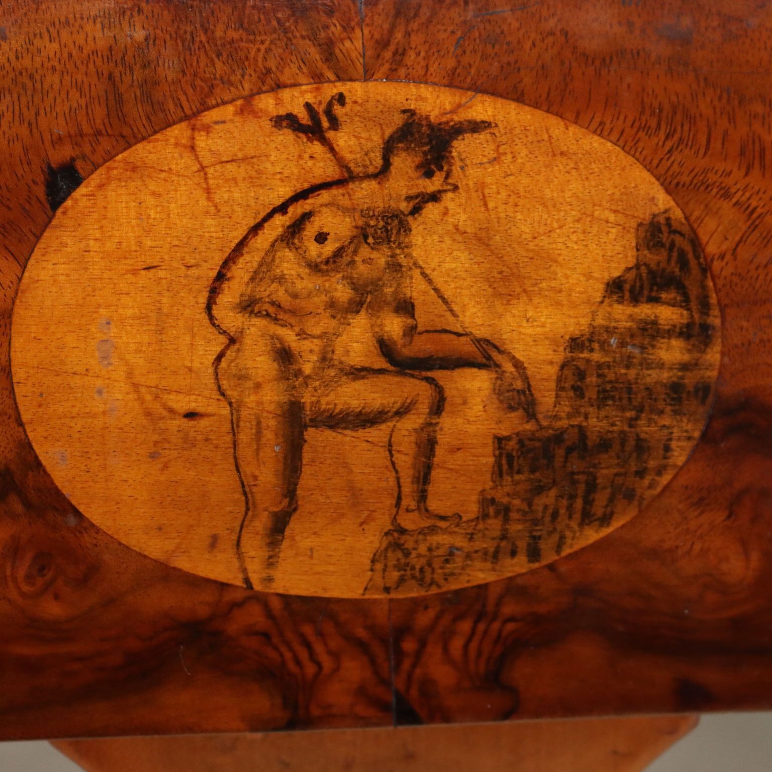 Paar Empire Walnoten Stoelen   Oostenrijk, Begin 19e Eeuw photo buy