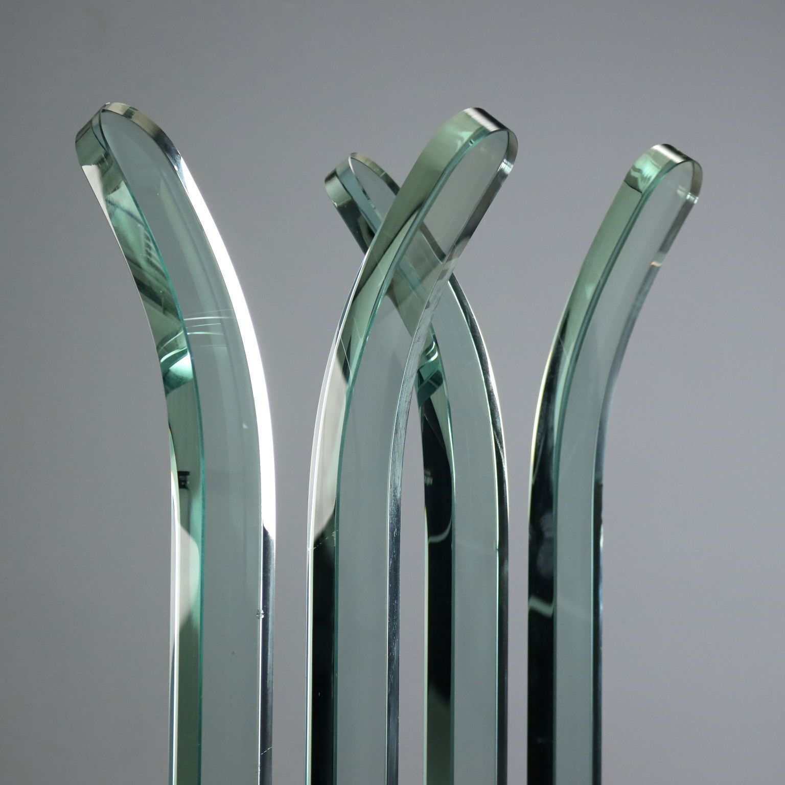 Vintage Coat Stand Fiam Plastic Glass Design Italy 1970s 1980s photo Home Decor