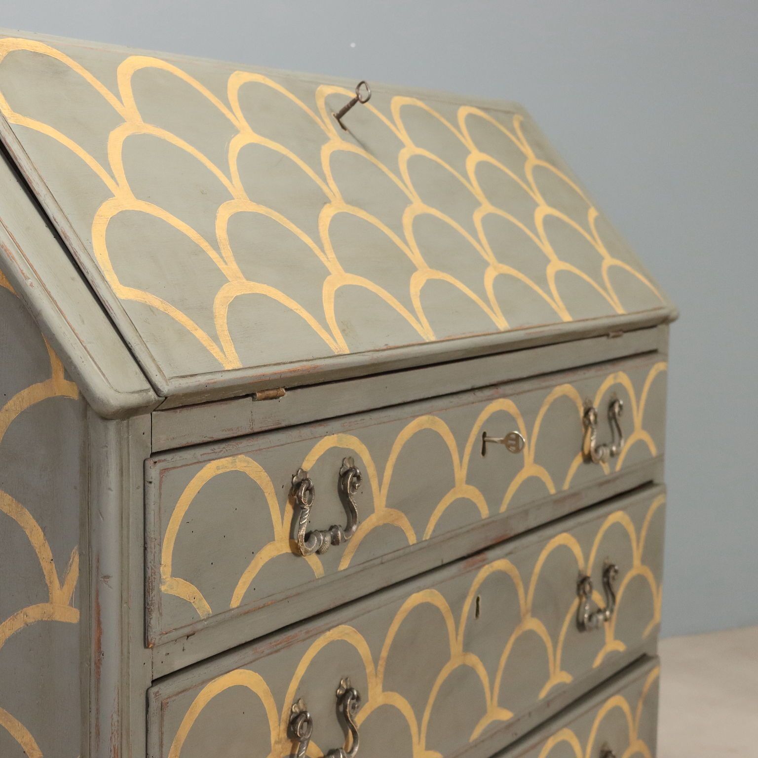 Kabinet Neoklassieke Stijl Walnoot XX Eeuw photo 1540.0
