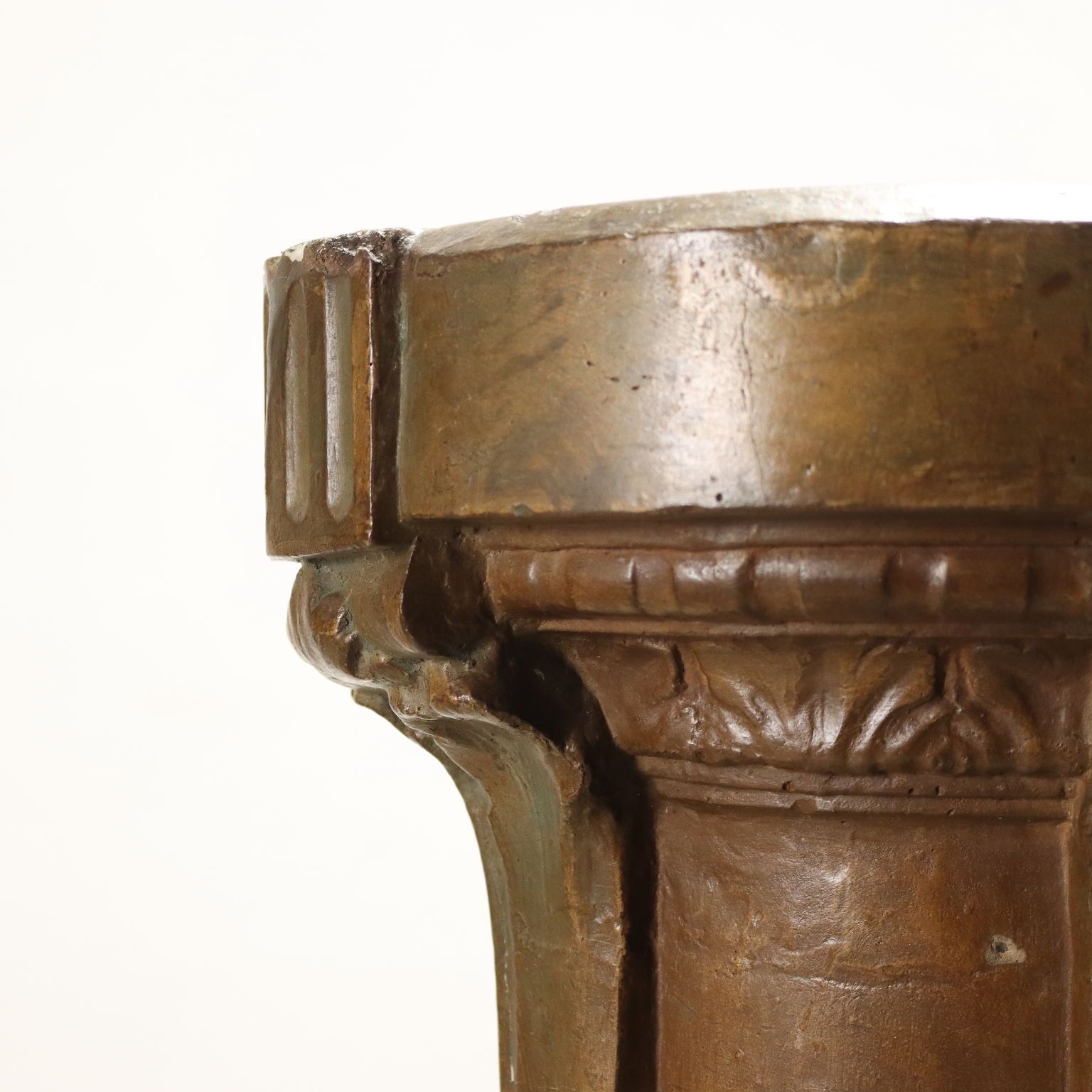 Antique Column Classic Style Terracotta Italy XIX Century photo for sale