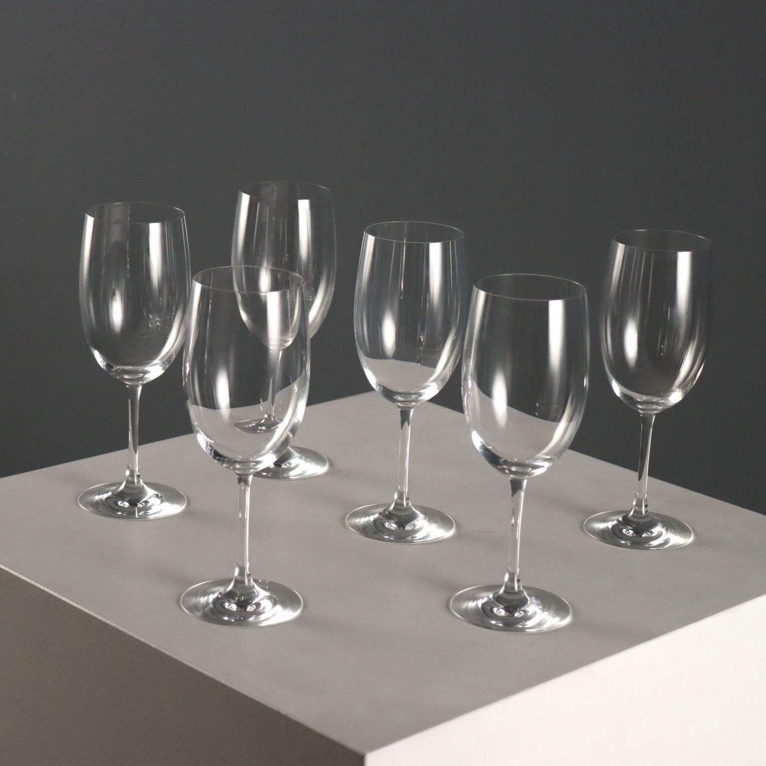 Verres à vin vintage Baccarat en cristal, France, XXe siècle