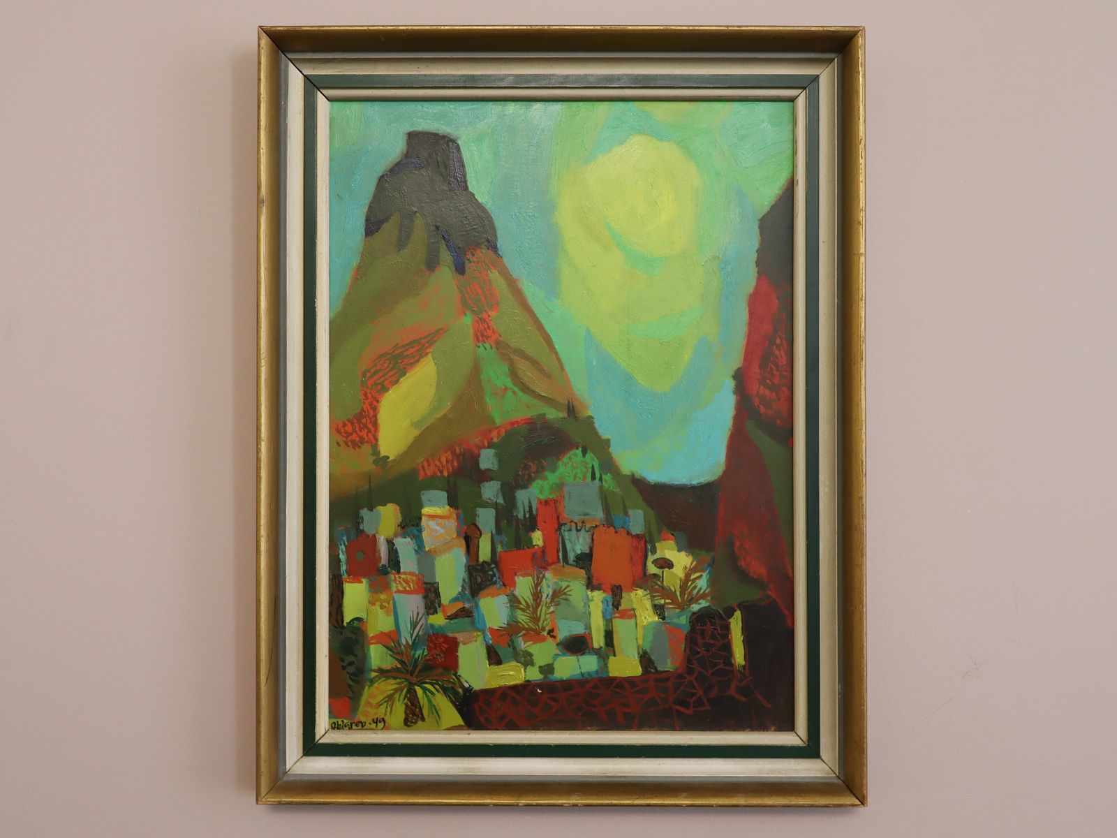 Sun Over The Hills Oil Painting