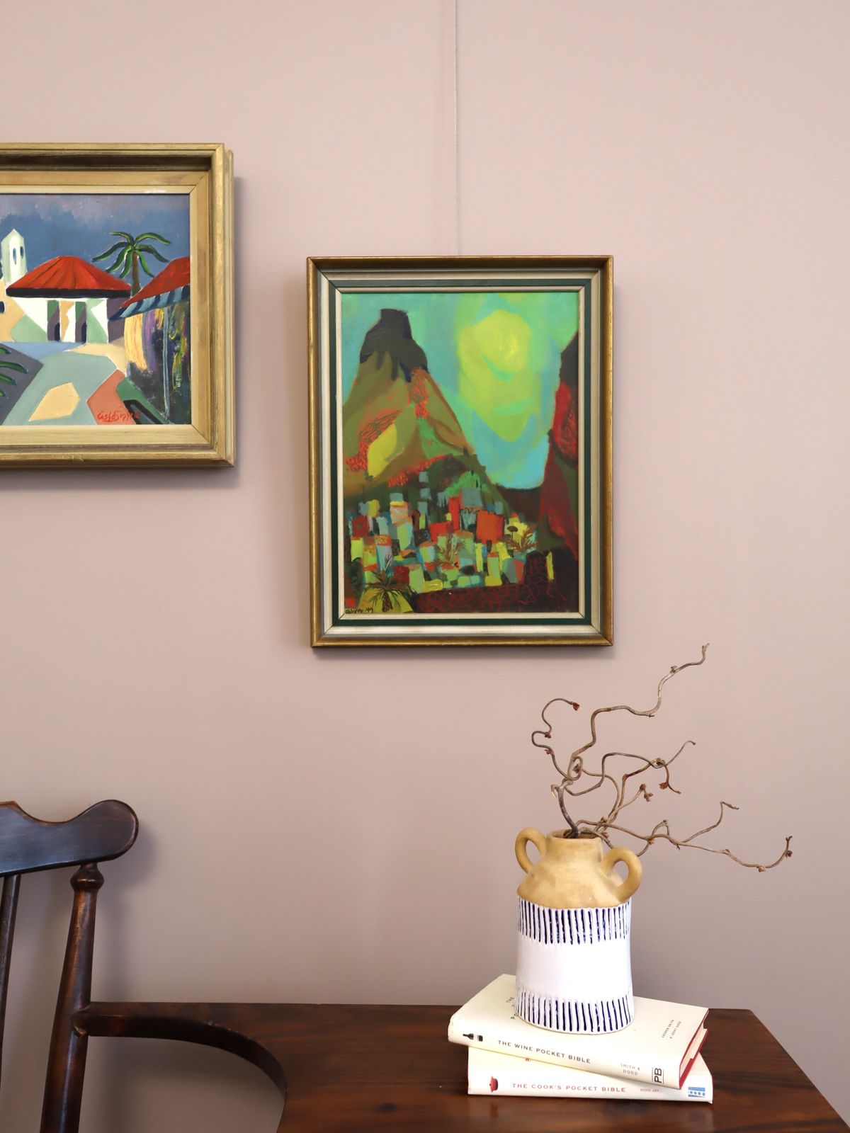 Sun Over The Hills Oil Painting photo furniture
