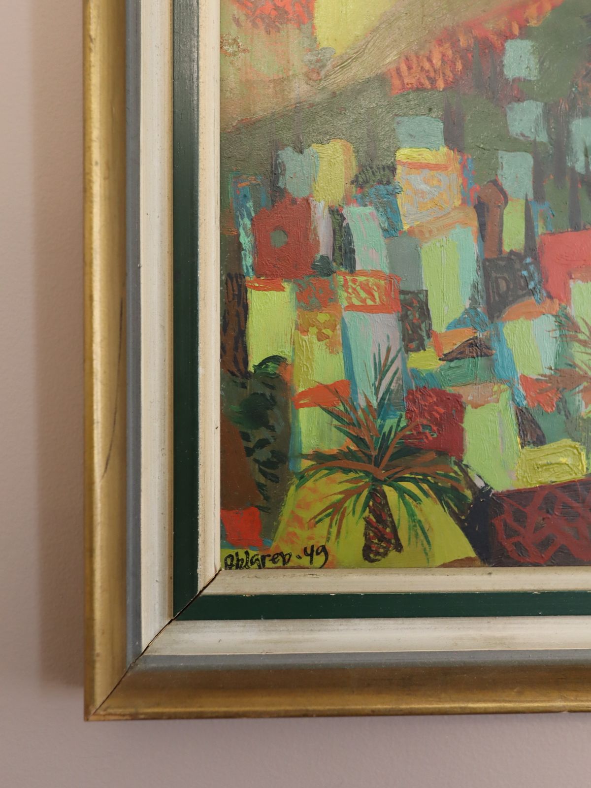 Sun Over The Hills Oil Painting photo vinterior