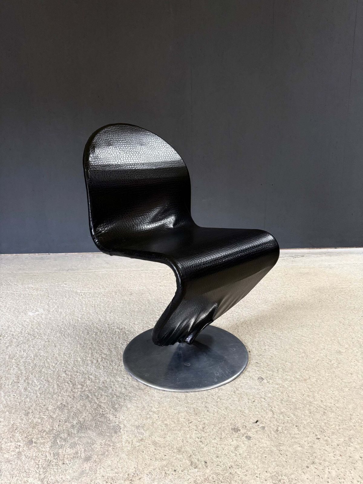 Mcm Design System 123 Dining Chairs By Verner Panton For Fritz Hansen photo vintage