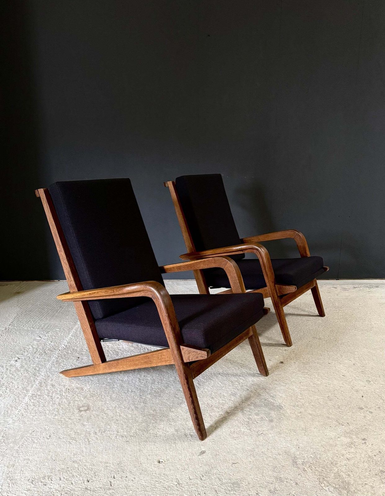 Mcm Design Lounge Chair Set, Frankrijk jaren 1950 photo buy