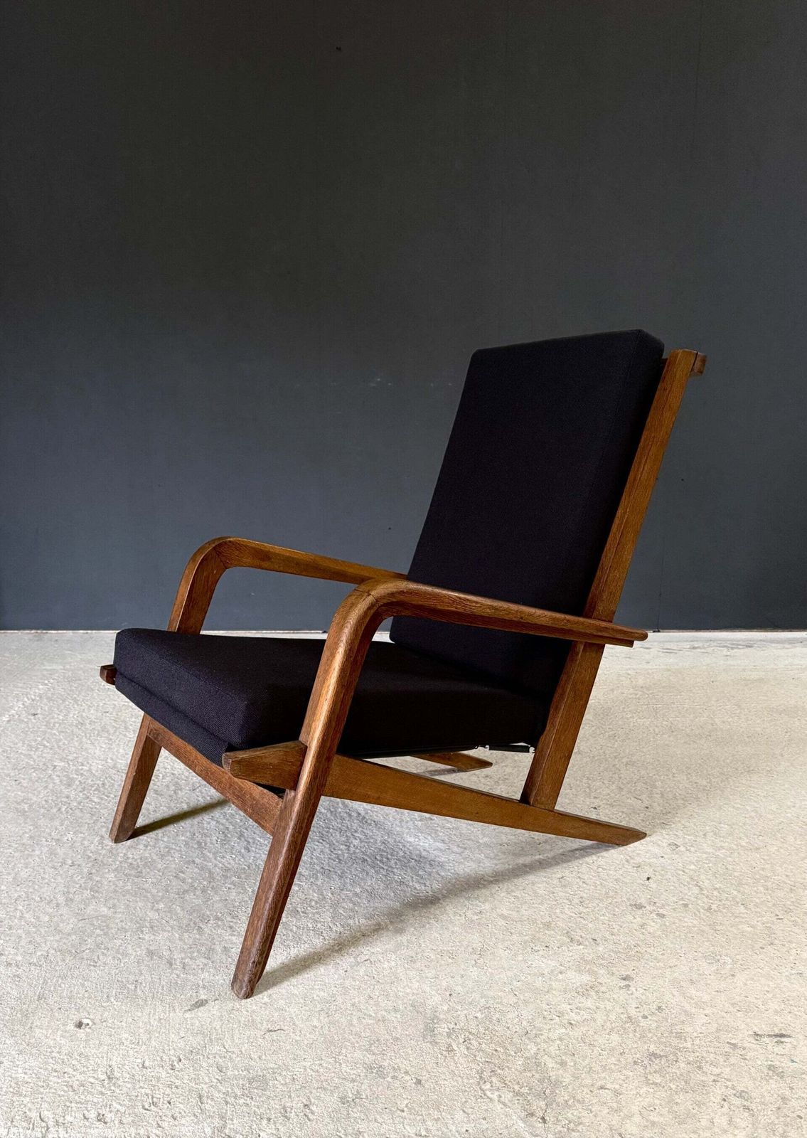 Furniture Mcm Design Lounge Chair Set, France 1950's photo