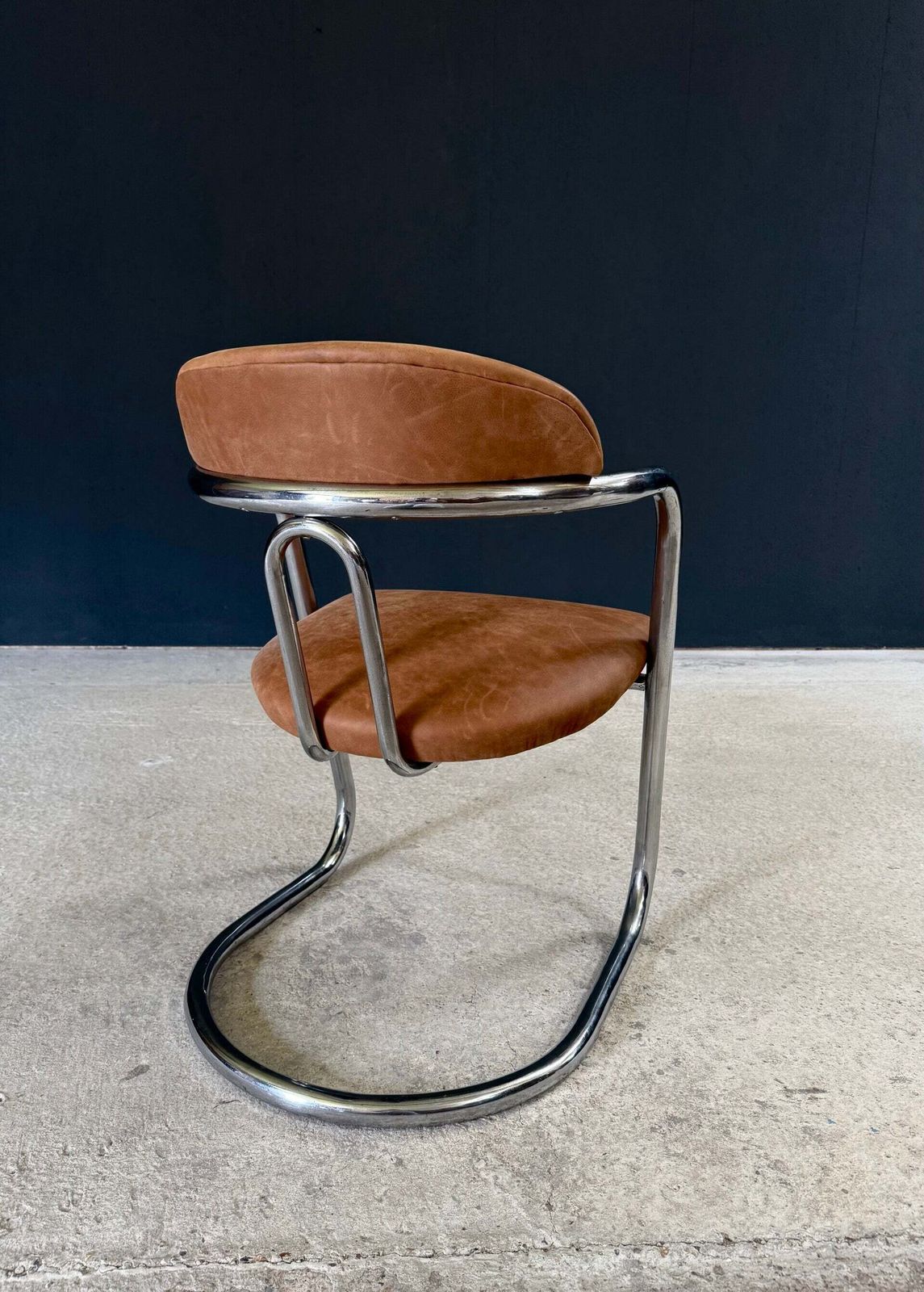 Vintage jaren 1930 Dutch Design Cantilever bureaustoel photo buy