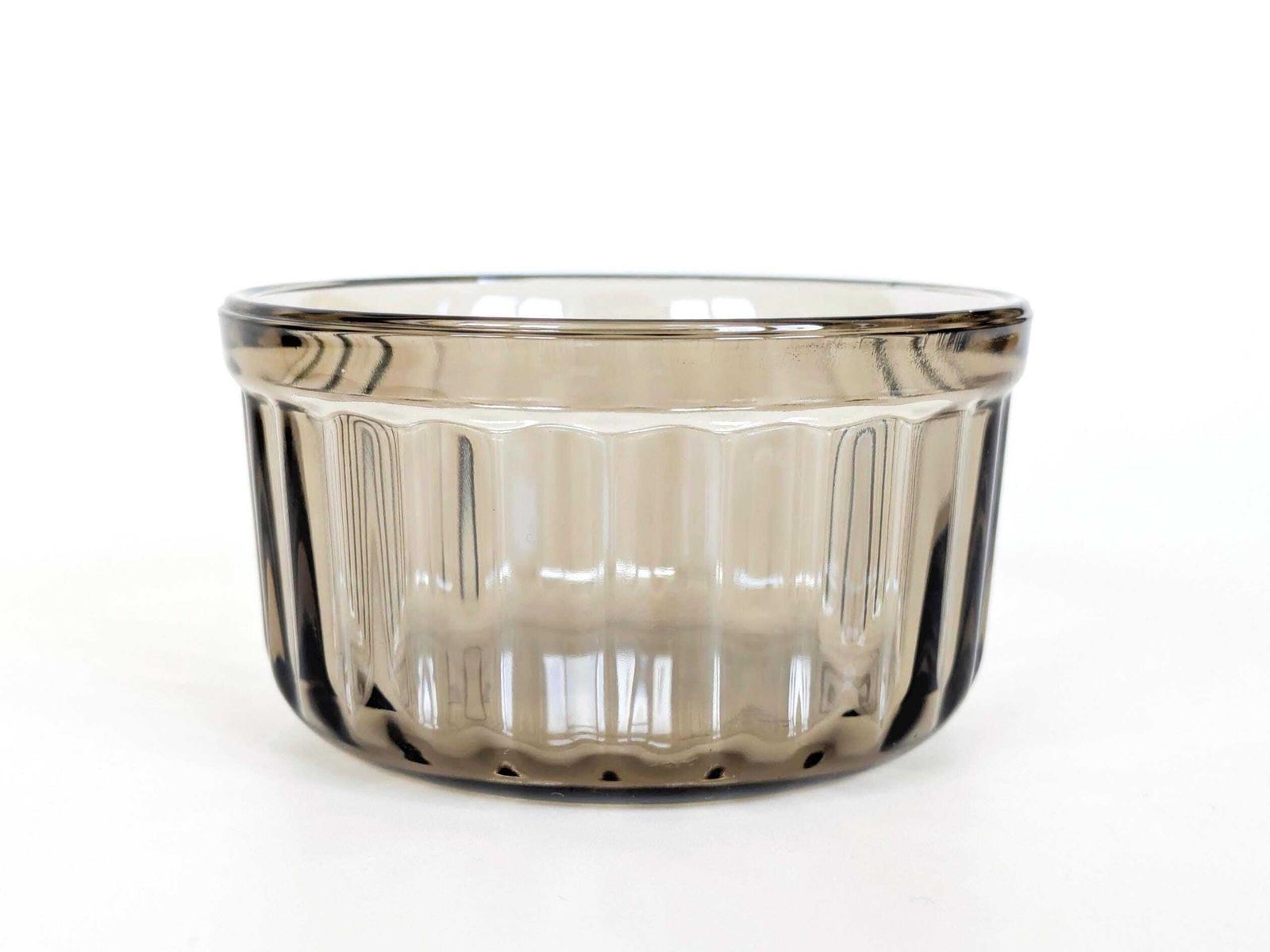 Vintage Arcuisine Smoked Glass Ramekins Set Of 8 1970s 80s Soufflé Or Dessert Dishes photo furniture