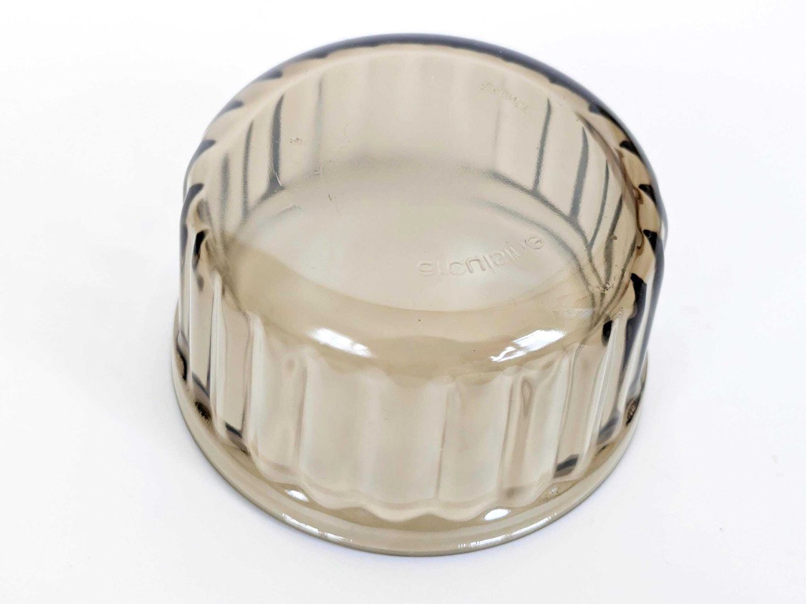Vintage Arcuisine Smoked Glass Ramekins Set Of 8 1970s 80s Soufflé Or Dessert Dishes photo buy
