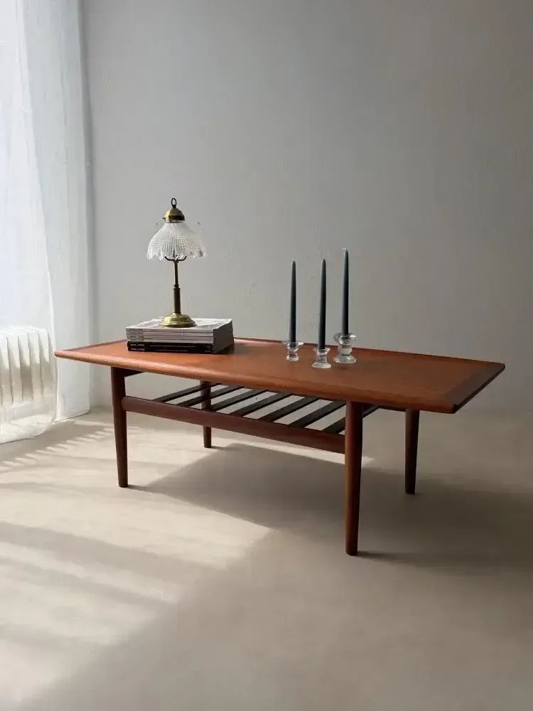 Grete Jalk Teak Coffee Table Glostrup Møbelfabrik 1960s photo 1276.0