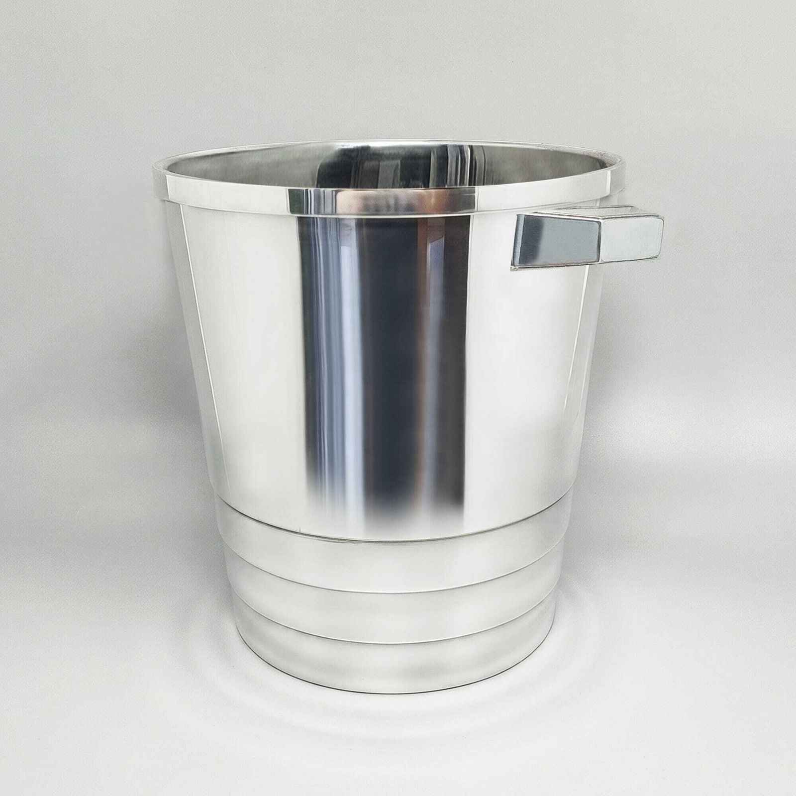 Art Deco Silver Plated Champagne Ice Bucket By Luc Lanel For Christofle Gallia Collection, France, 1930 photo 1031.0