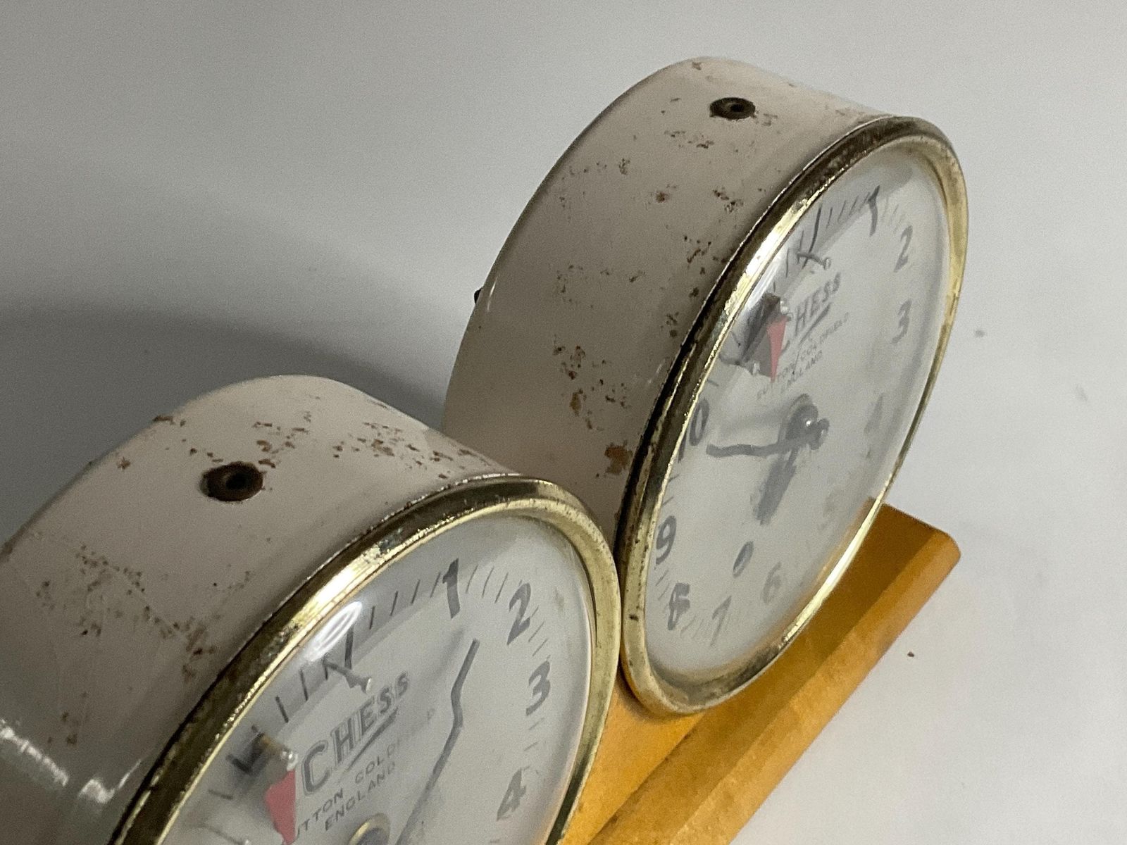 220.0 Vintage Sutton Coldfield schaakklok, jaren 1960, verzamelobject voor schaakliefhebbers photo