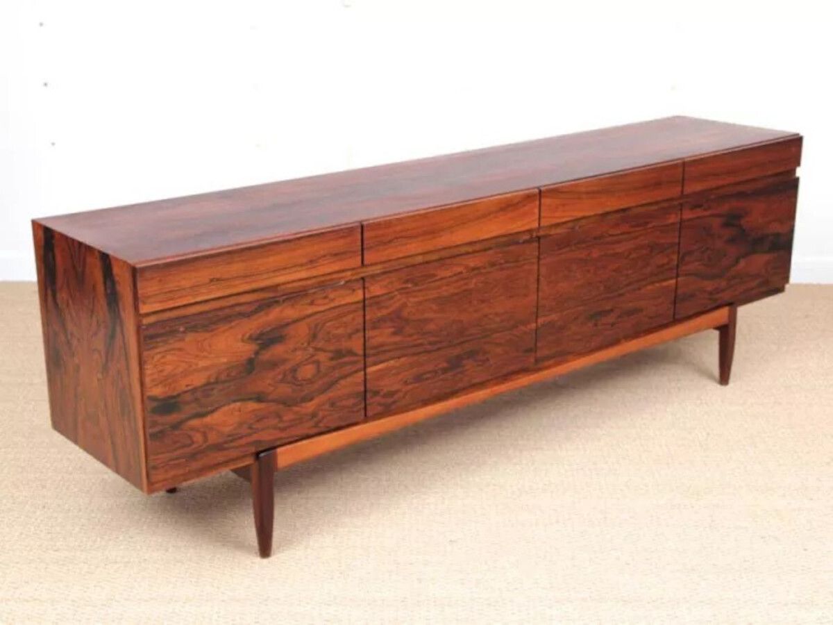 Enfilade danoise en palissandre, modèle Fa 66, par Ib Kofod Larsen pour Faarup Møbelfabrik, édition des années 1960. photo Mobilier