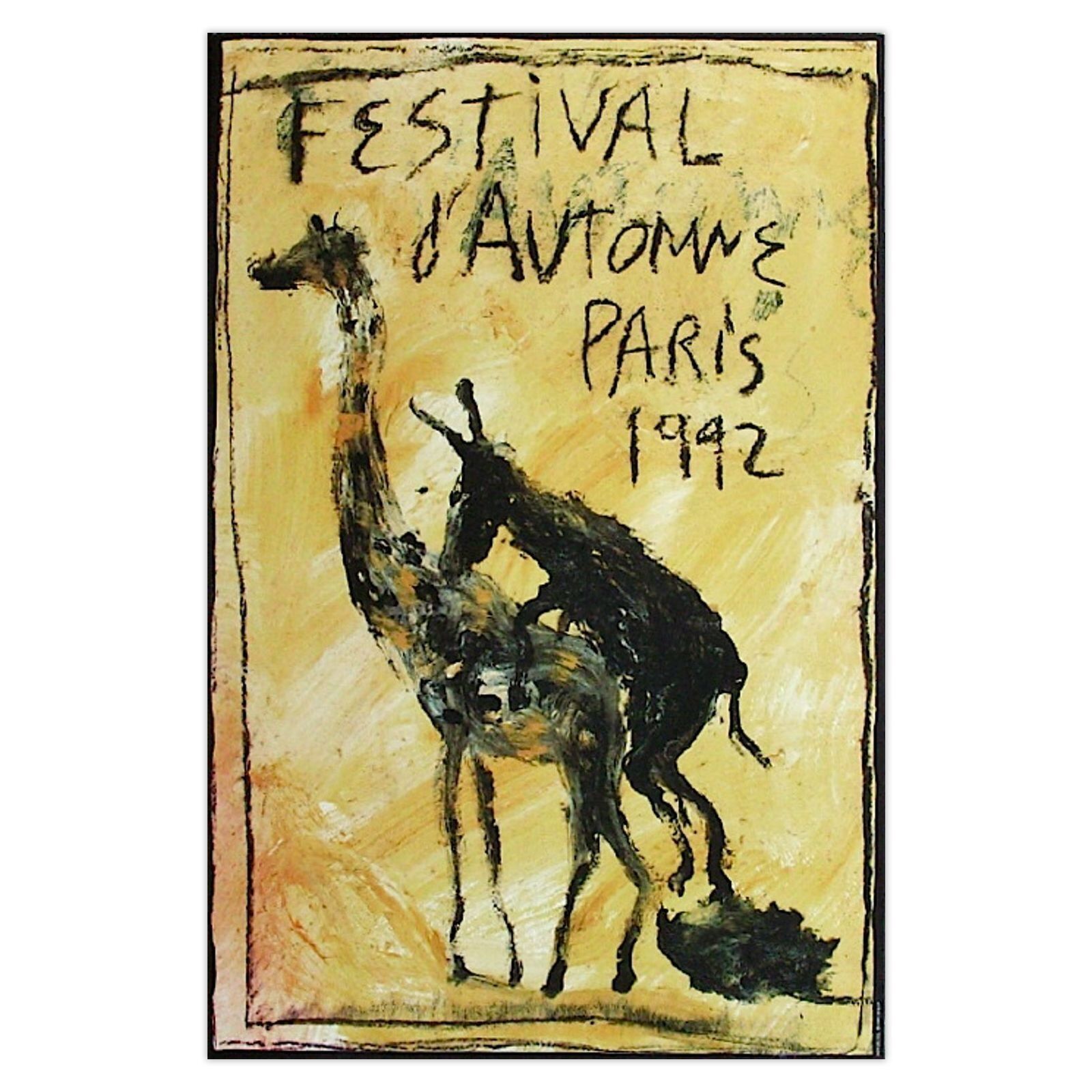 Miquel Barcelo Poster Festival D'automne 1992